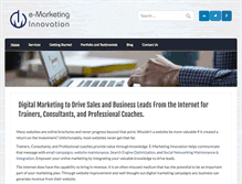 Tablet Screenshot of emarketinginnovation.com